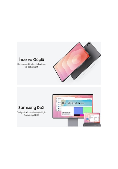 Samsung Galaxy Uyumlu Tab S11 Ultra 16gb/1tb Tablet Gri