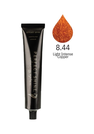 Perfect Shine Permanent Profesyonel Saç Boyası 100 ML Açık Sultan Bakırı/Zencefil Turuncu Intense Copper