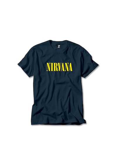 Nirvana Yazı Sarı Yeşil Tişört