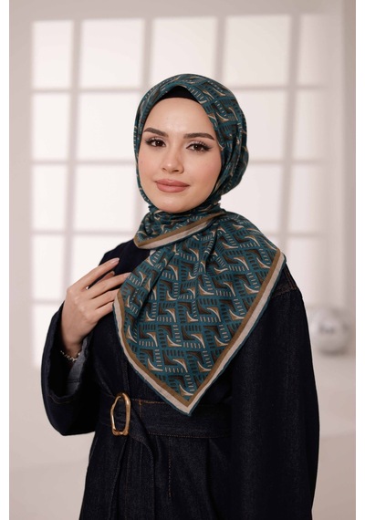 Mimiyum D S Model Soft Eşarp Zümrüt