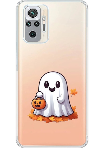 Xiaomi Redmi Note 10 Pro Uyumlu Şeffaf Kılıf New Minies 3 Tasarımlı
