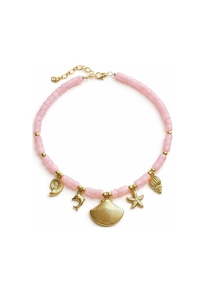 Charmlı Deniz Kolye Pembe