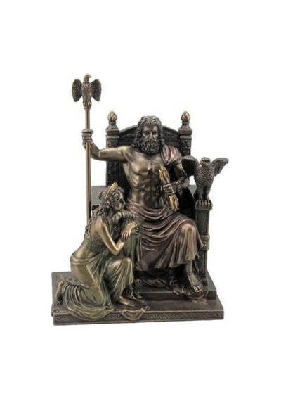 Wise Mitoloji & Tarih-WISE ZEUS VE HERA TAHTTA-21,5*15*28 CM.