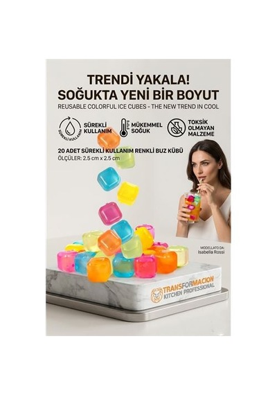 Zenvac Buz Küpü Sürekli Kullanım 20 Adet Nordgröna 718112 Zenvac29 Renkli