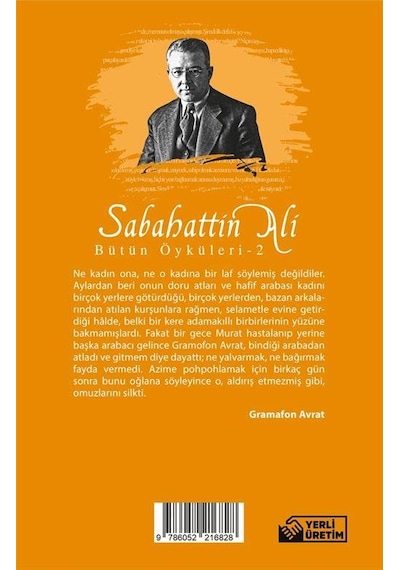 Sabahattin Ali Bütün Öyküleri 2 - Sabahattin Ali - Aperatif Kitap