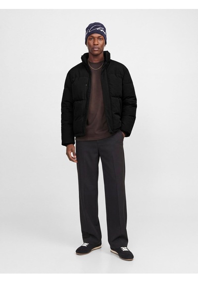 Jack & Jones Jjesoho Puffer Collar Aw26 Sn Black Siyah