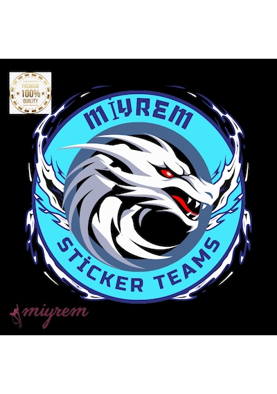 Miyrem Oto Aksesuar-thy Logo Sticker -kırmızı 8.5x 8.5 Cm 8 X 8 Cm