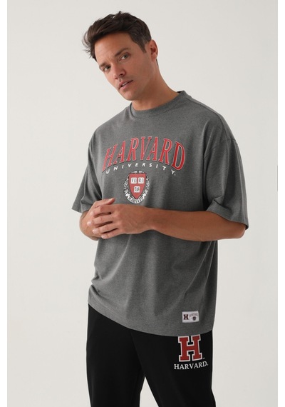 Harvard Erkek Antrasit Erkek Tshirt 5274-42469 Antrasit Melanj