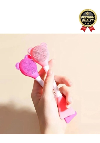 Özel Seri Esnek Yumuşak Silikon Yüz Cilt Krem Maske Uygulama Ve Temizleme Fırçası Spatulası 1 Adet