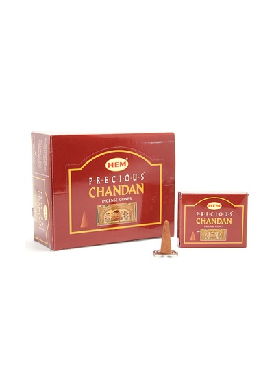 1 Adet Precious Chandan Aromalı Konik Tütsü Sandalwood Kokulu Koniler, Ev Ve Ofis Kullanımı, Cone Incense