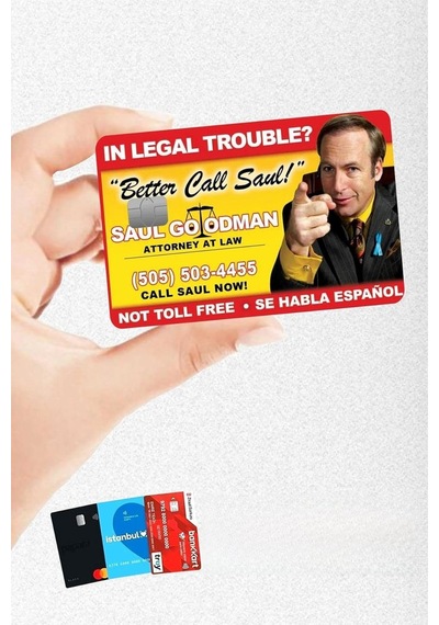 Better Call Saul Kartvizit Kredi Kartı & Akbil Sticker Kaplama 1
