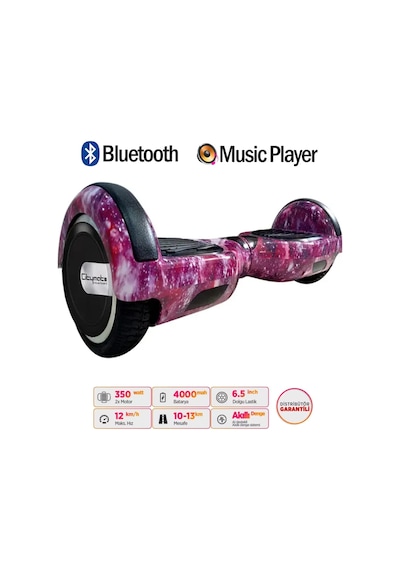 Citymate Elektrikli Kaykay Hoverboard Akıllı Denge 6.5 Inch + Hoverkart + Çanta Extrem3 Paket D13