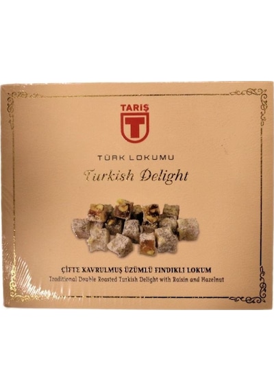 Tariş Tarpaz Çifte Kavrulmuş Üzümlü Fındıklı Lokum 250 G