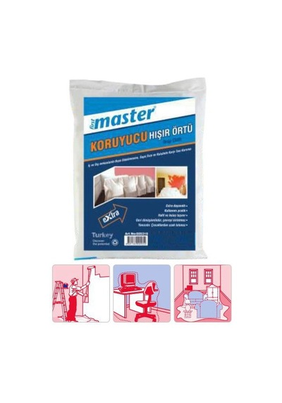 Master Ince Hışır Örtü Boya Örtüsü 4X10 Mt 40 M2