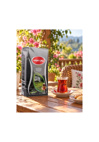 Neşe Çay Bahçem Öz Gold Siyah Dökme Çay 1 KG