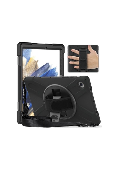 Samsung Uyumlu Galaxy Tab A11 Plus Kılıf Amazing Tablet Kapak - Siyah Diğer