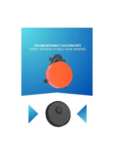 Xiaomi Mi Robot Vacuum S10t Robot Süpürge Uyumlu Lidar Sensörü
