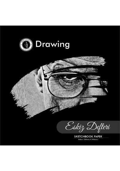 Dreamart Galery Eskiz Defteri 20x20 Spiralli Sert Kapak 50 Yaprak Bej Kağıt Çizim Defteri