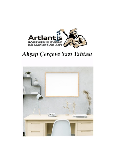 Duvara Monte Beyaz Yazı Tahtası 60x90 Cm 1 Adet Yazı Tahta Kalemi Ve Silgisi Laminant Yazı Tahtası Beyaz