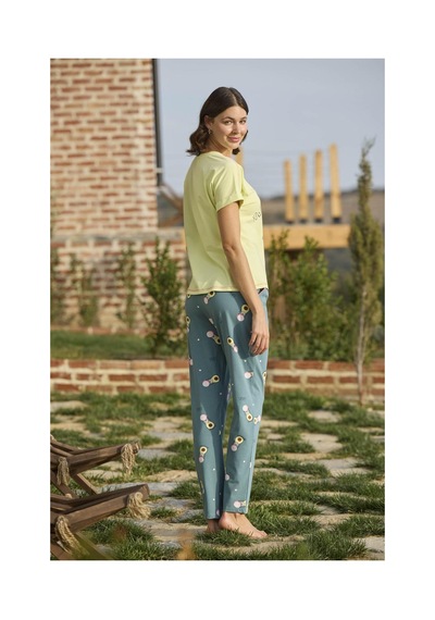 Mulvxbrf Brf02 Desenli Ve Baskılı "yoga Sport" Pijama Takımı Mulvix Renkli