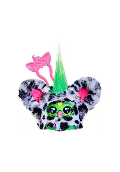 Furby Furblets Moo-boo 45+ Sesli Mini Peluş Oyuncak 6+ Yaş Beyaz