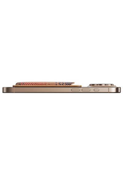 Pitaka Magnetic Woven Serisi Aramid Fiber Magnetik Kartlık Kahverengi