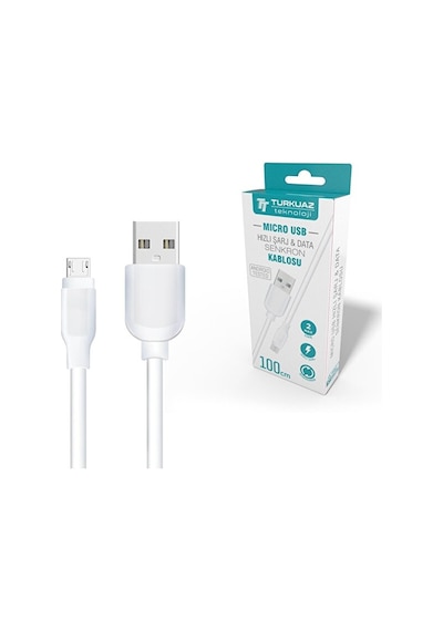 Şarj Data Senkron Kablosu Micro Usb Plus Hızlı Şarj Kablosu Fast