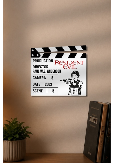 Klaket Tablo / Duvar Dekoru - Resident Evil Ölümcül Deney
