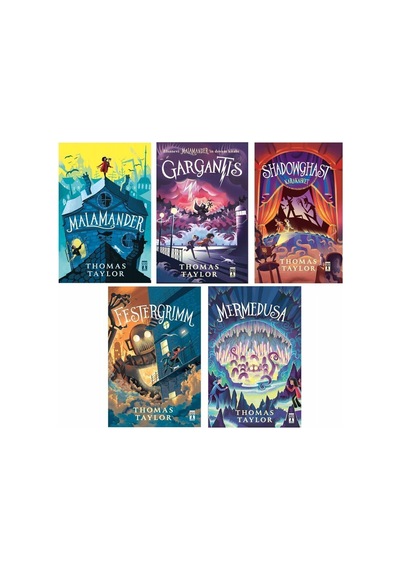 5.6.7.8. Sınıf Okuma Kitapları 5 Kitap Set Malamander - Gargantis - Shadowghast - Festergrimm - Merm