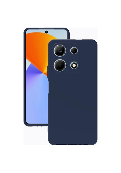 İnfinix Note 30 Kılıf Kamera Korumalı Silikon Rubber Arka Kapak Lacivert