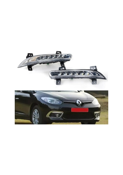 Renault Fluence Sağ + Sol Ön Gündüz Led Farı 2014--2017