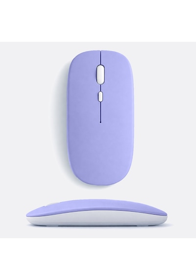 Apple Uyumlu MacBook iPad Bluetooth Şarjlı Mouse Usb Dongle Şarj Kablosu Dahil Sessiz İnce Ve Taşınabilir 13513
