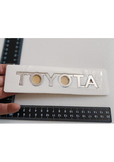 Toyota Auris Uyumlu Toyota Krom Bagaj Yazısı 3m 3d Abs
