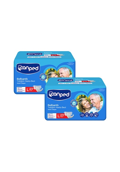 Canped Belbantlı Hasta Bezi Büyük Boy Large 46 Adet