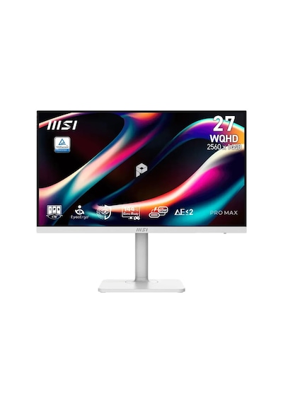 Msı Pro Max 271qphw E14 27 2560x1440 Wqhd 144hz 1ms Hdmı Dp Type-c Hdr Ready Amd Freesync Ips Monitör
