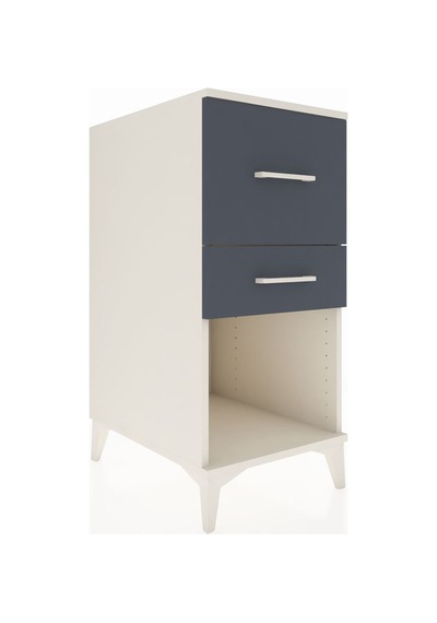 Kronos Komodin 2 Çekmeceli 44x59x96 Aytaşı-antrasit Aytaşı