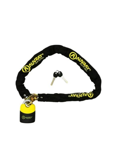 Motosiklet K-bloc 150 Cm Zincir Kilit Kesilmeye Dayanıklı Motor Kilidi 1,5 Metre