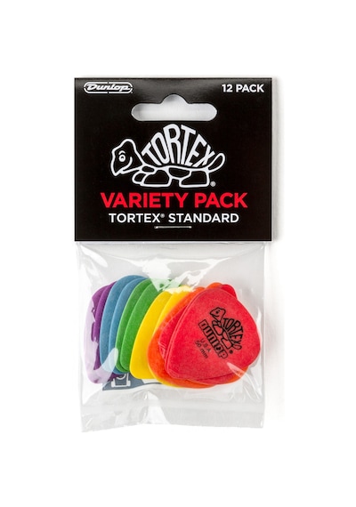 Jim Dunlop Tortex Standard Pick Variety Pack - 12 Pack 12li Pena