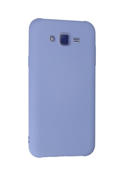 Galaxy J7 Kılıf Nano İçi Kadife Silikon - Lila