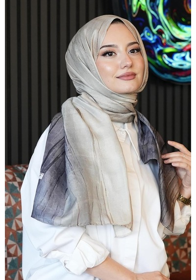 Degrade Füme Soft Pamuk Şal Çok Renkli