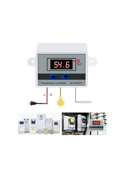 Xh-w3001 220v Dijital Termostat Akvaryum Kuluçka Makinesi