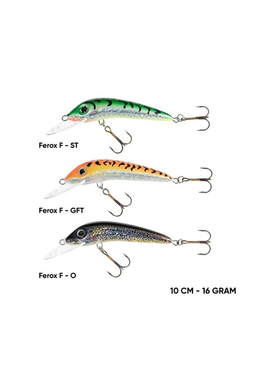 Maket Balık - Rapala - Jaxon Ferox F - St - 10 Cm 16 Gr