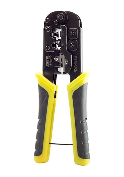 Yk-n568 Rj11/rj12/rj22/rj45 Profesyonel Ağ Ve Telefon Soketi Sıkma Pensesi