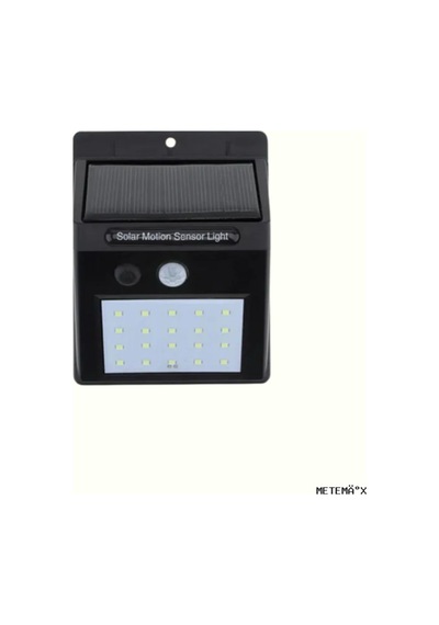 Metemıx Solar Li 20 Led Duvar Lambası Hareket Sensörlü, Su Geçirmez, 160004 Kablo Gerekt 418 418