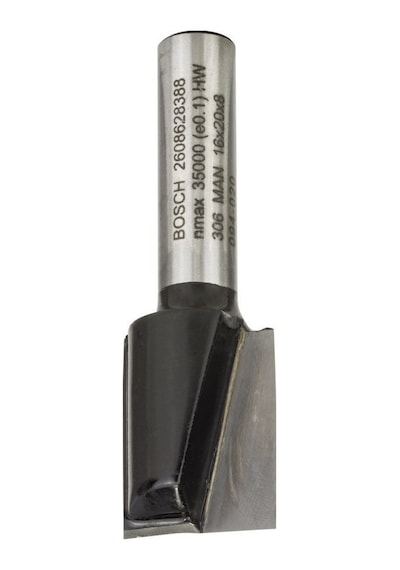 Bosch Standard W Çift Oluk Düz Freze Ucu 8 x 16 x 51 MM 2608628388