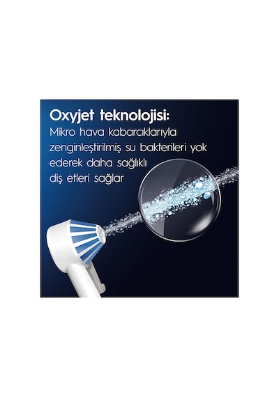 Oral-b Ağız Sağlığı Merkezi: Ağız Duşu, 1 Oxyjet Başlığı, 1 Su Je