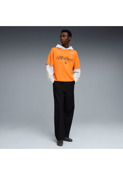Puma Mclaren Racıng Erkek Kapüşonlu Sweatshırt 637507 03 Turuncu