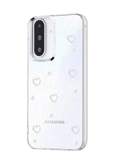 Samsung Uyumlu Galaxy A36 Uyumlu Fiyonk Desenli Kapak - Desen 10