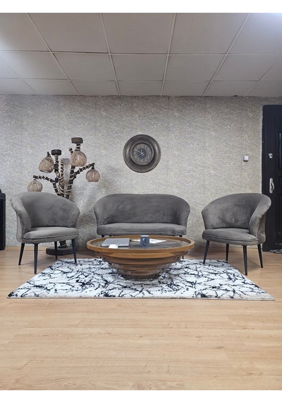 Zafir Teddy Takım Siyah Boyalı Sivriltme Ayak Çay Seti Koltuk - Berjer , Balkon, Salon, Ofis Kahverengi Zafir Teddy Takım Siyah Boyalı Sivriltme Ayak Çay Seti Koltuk - Berjer , Balkon, Salon, Ofis Kahverengi