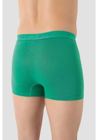 Carlburn Özel Seri Erkek Yeşil Bambu Boxer 3'lü Paket Moda İç Çamaşırı Stil
